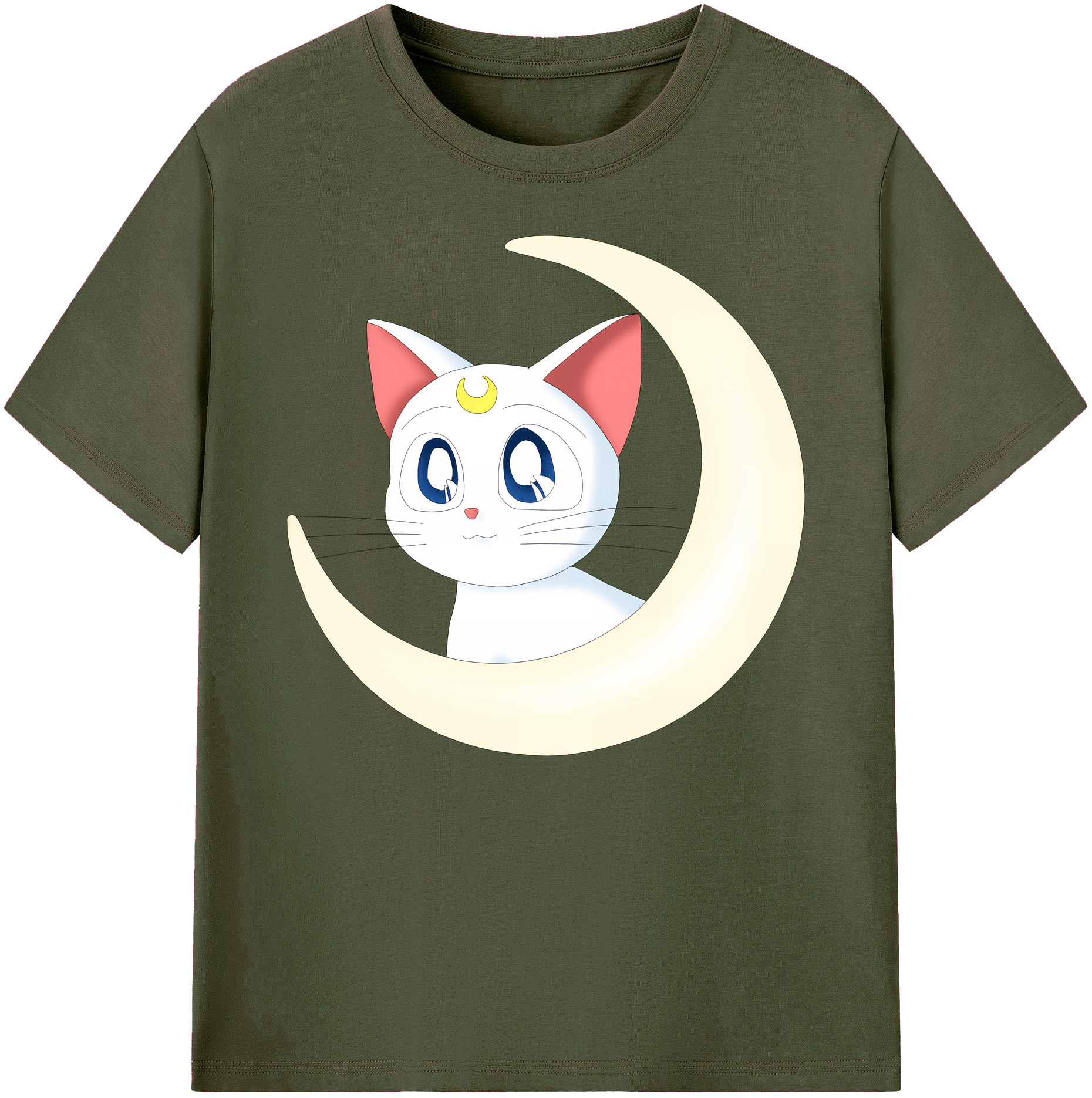 （画像用） 美少女戦士セーラームーン Sailor Moon 綿100％ メンズ半袖Tシャツ｜肌触りやわらか＆通気性